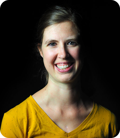 Andrea Findling – Projektmanagement Auf dem Bild ist Andrea Findling, Projektmanagerin bei Theater Liberi.